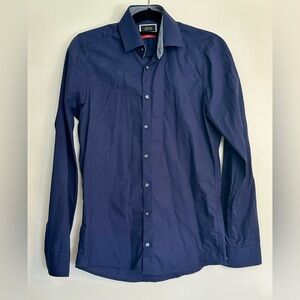 Hatico Slim Fit Dress Shirt Size Small 100% Cotton